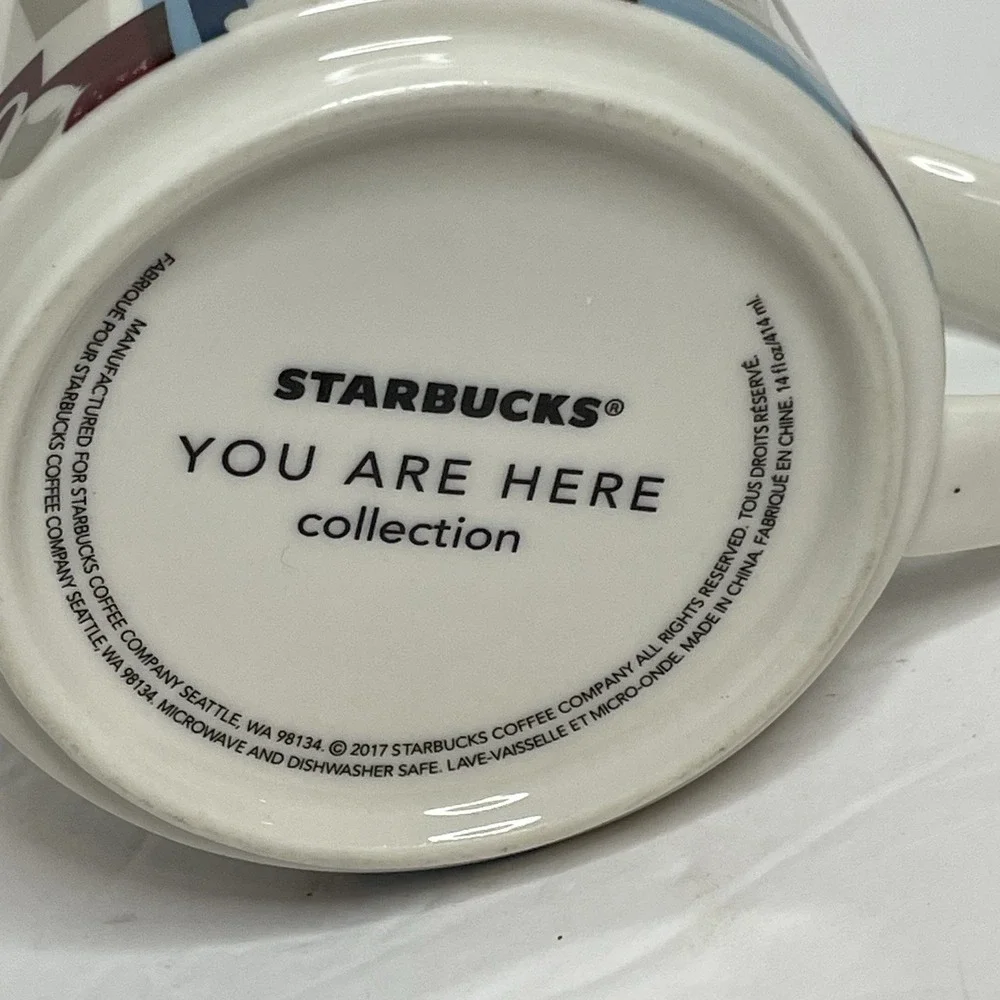 Starbucks Boston MA You Are Here Collection Coffee Tea Mug 14 oz Barista